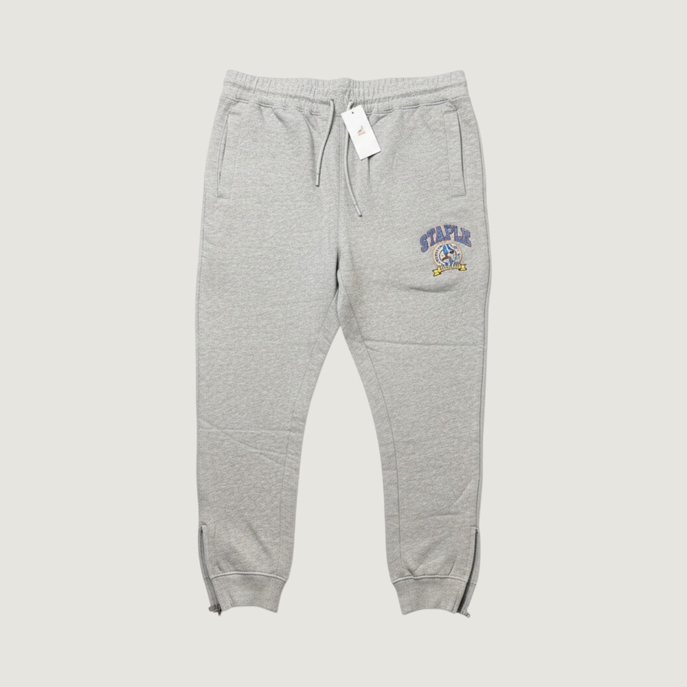 Staple Pigeon Mens 3XL Heather Gray Fleece Sweatpants Graphic Logo 2201B6802 NWT